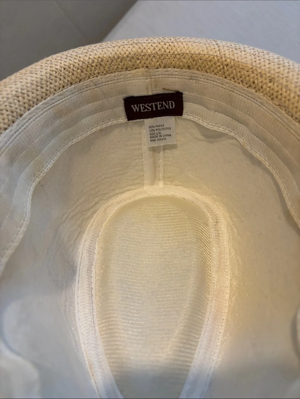 Kids Straw Fedora Hat